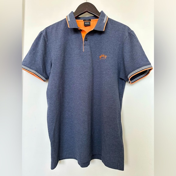 Hugo Boss Polo Shirt with Contrast Detail - Picture 1 of 4